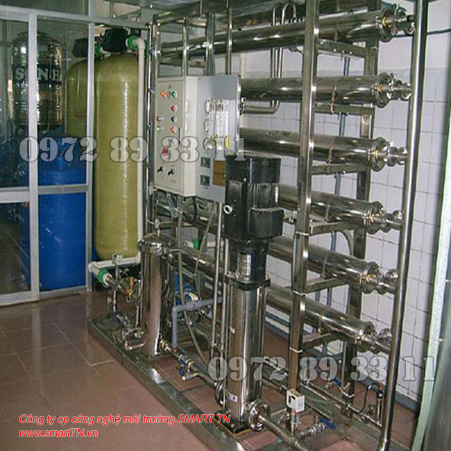 Hệ thống dây chuyền lọc nước tinh khiết RO 2.000 lít